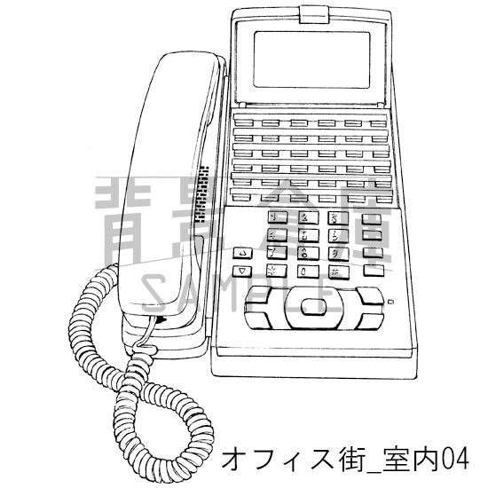 オフィス街_室内04_トーン