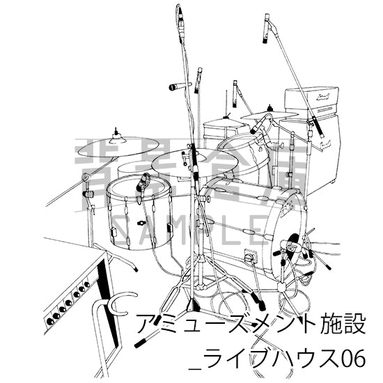アミューズメント施設_ライブハウス06_トーン