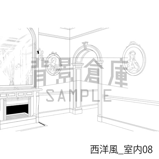 西洋風_セット2（室内）