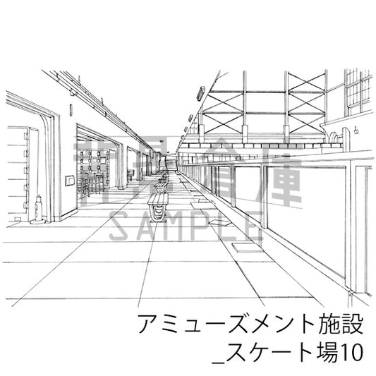 アミューズメント施設_スケート場10_トーン