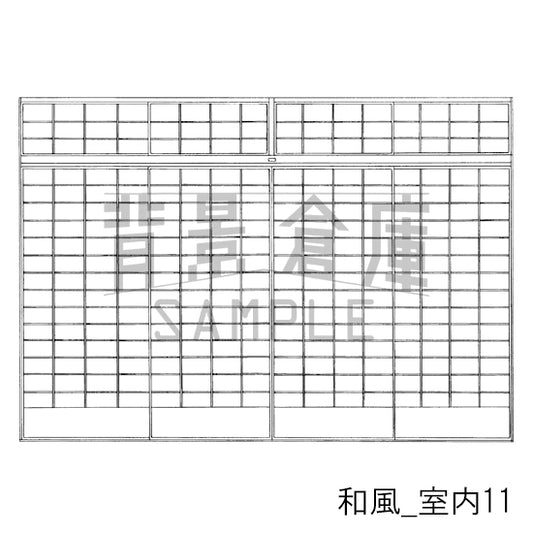 和風_室内11_トーン