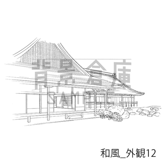 和風_外観12_トーン