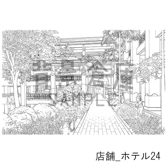 店舗_セット8(ホテル)