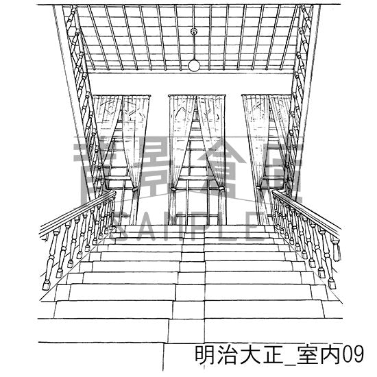 明治大正の背景集_セット7(室内)