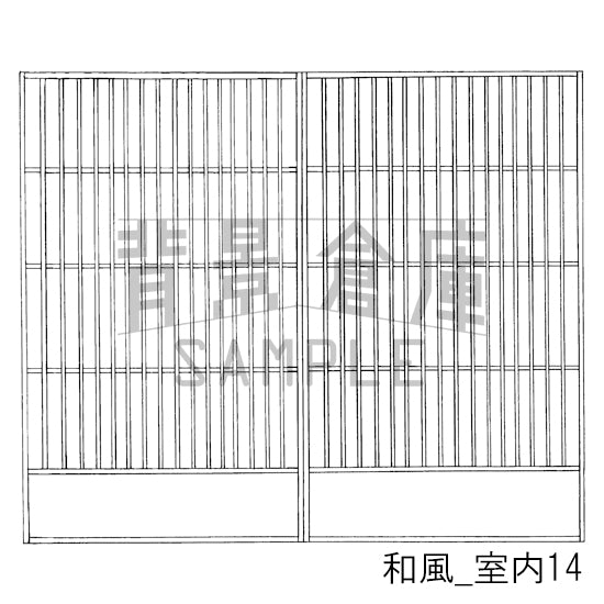 和風_室内14_トーン