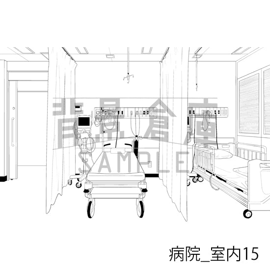 病院_室内15_トーン