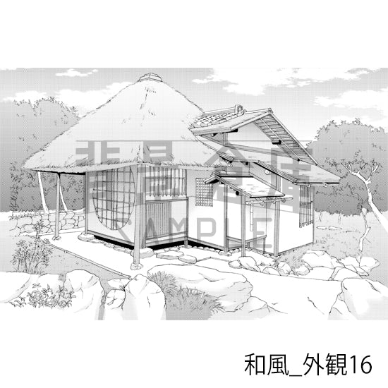 和風_外観16_トーン