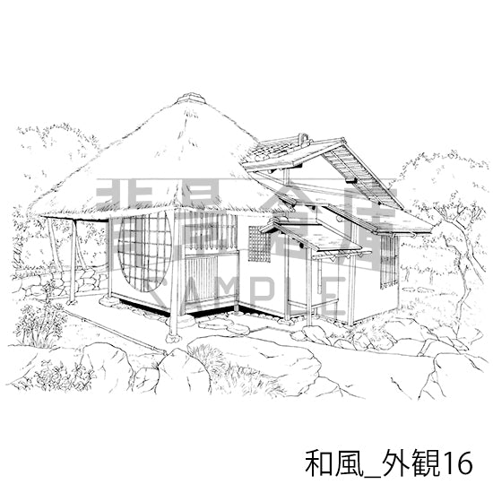 和風_外観16_トーン