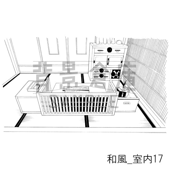 和風_室内17_トーン