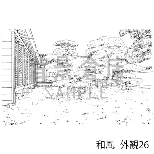 和風_外観26_トーン