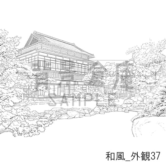 和風_外観37_トーン