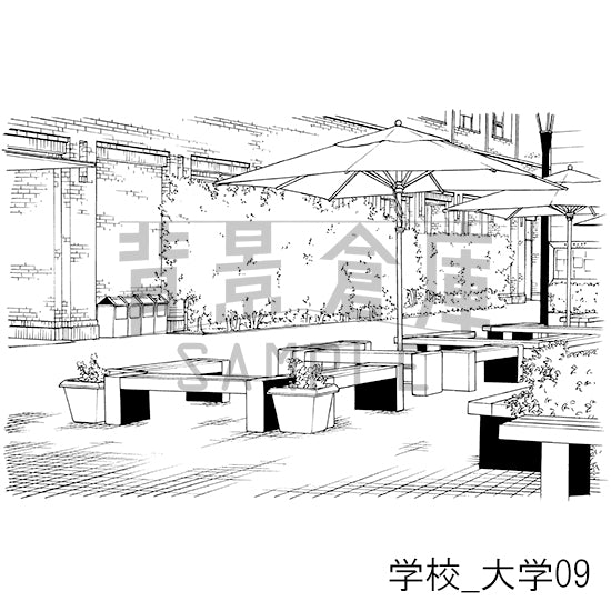 学校_大学09_トーン