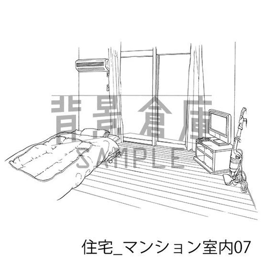 住宅_セット12(マンション室内)