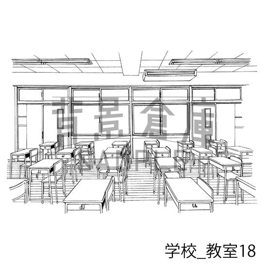 学校_セット14(教室)