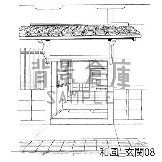 和風_玄関08