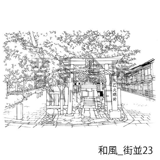 和風_セット13(街並)