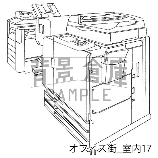 オフィス街室内