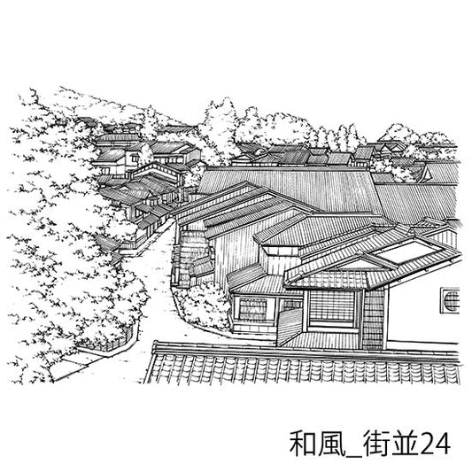 和風_セット15(街並)