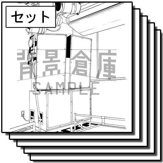 アミューズメント施設のライブハウスセットです。（10枚組）