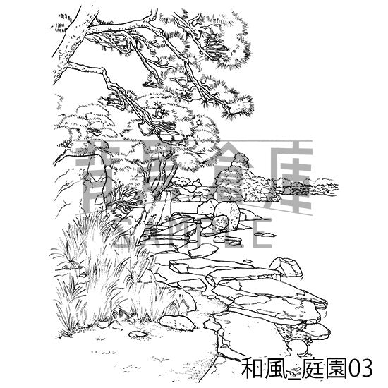 和風_セット17(庭園)