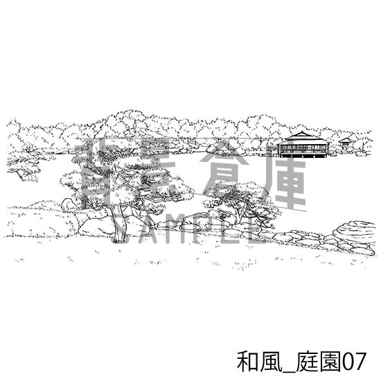 和風_セット17(庭園)