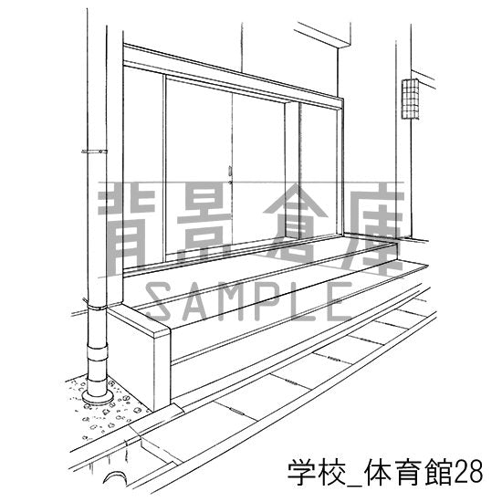 体育館の背景です。
