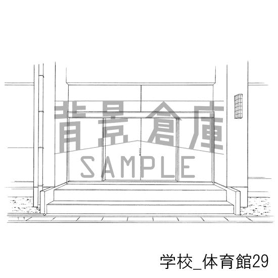 体育館の背景です。