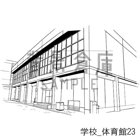 学校_セット18(体育館)