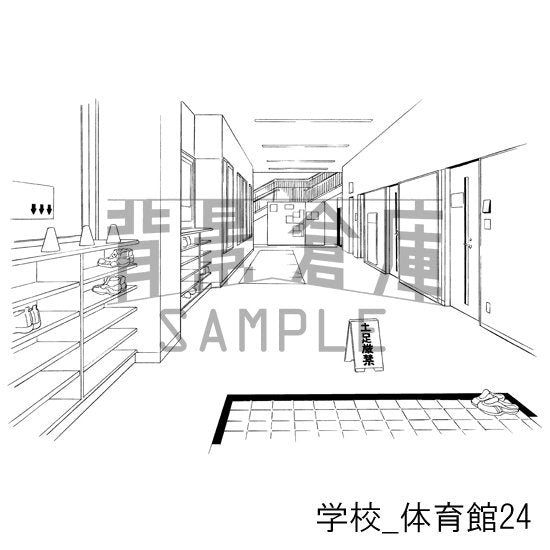 学校_セット18(体育館)