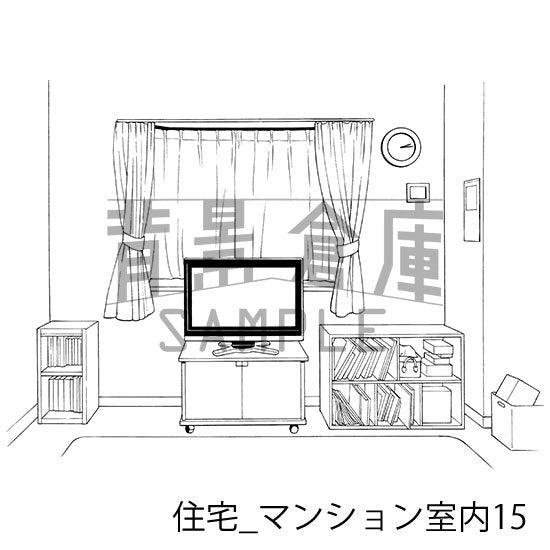 住宅_セット14(マンション室内)