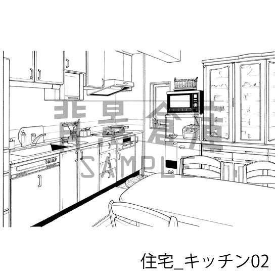 住宅_セット14(マンション室内)