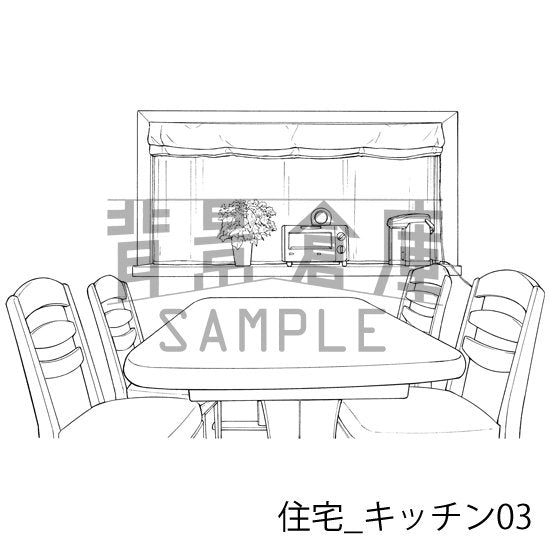 住宅_セット14(マンション室内)