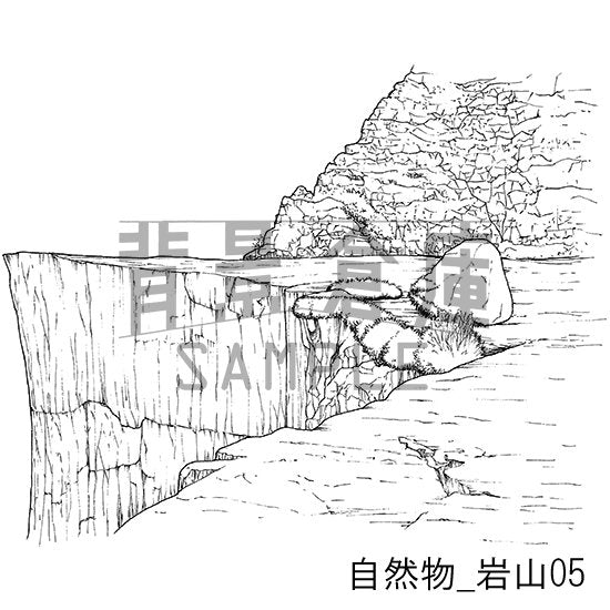 岩山の背景です。