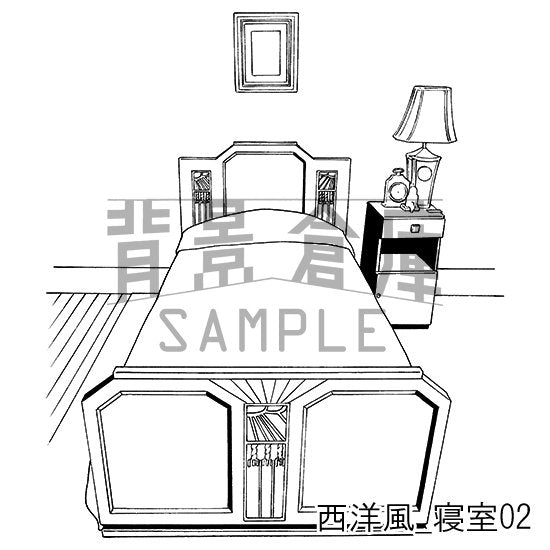 西洋風_セット6(寝室)