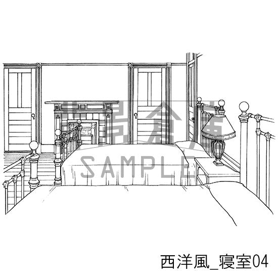 西洋風_セット6(寝室)