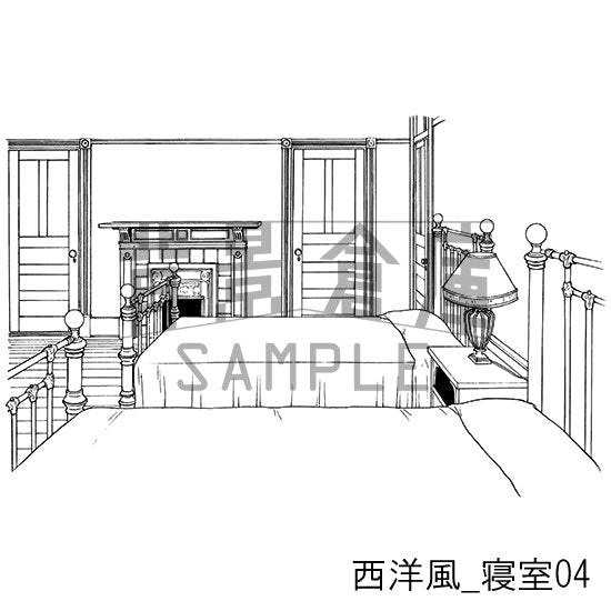 西洋風_セット6(寝室)