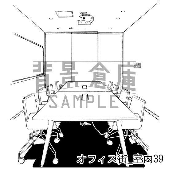 オフィス街_セット9(室内)