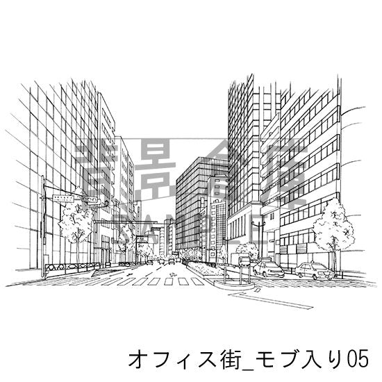 オフィス街_モブ入り05