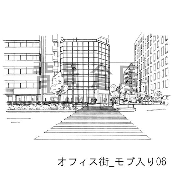 オフィス街_モブ入り06
