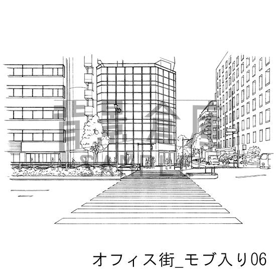 オフィス街_モブ入り06