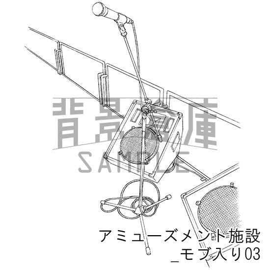 アミューズメント施設_セット6（モブ入り）