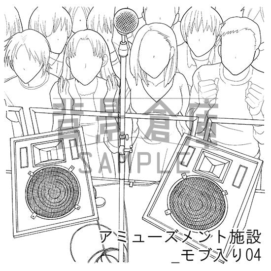 アミューズメント施設_セット6(モブ入り)