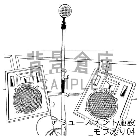 アミューズメント施設_セット6(モブ入り)