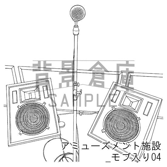 アミューズメント施設_セット6(モブ入り)
