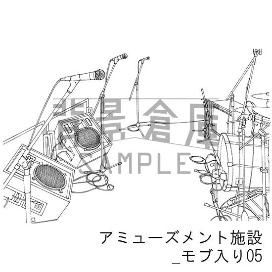 アミューズメント施設_セット6(モブ入り)