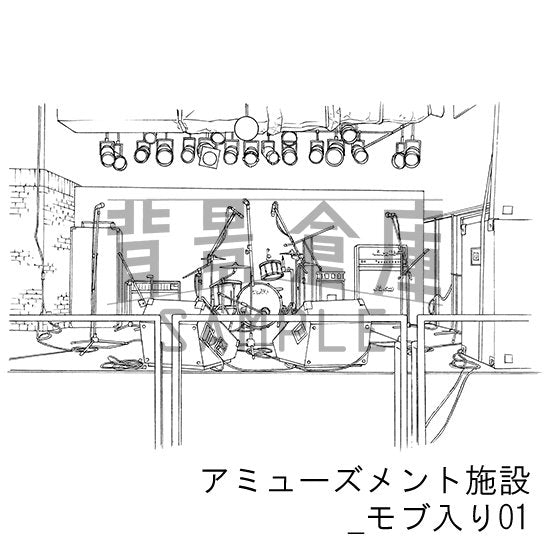 アミューズメント施設_セット6（モブ入り）