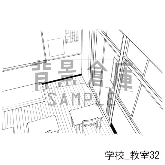 学校_セット21(教室)
