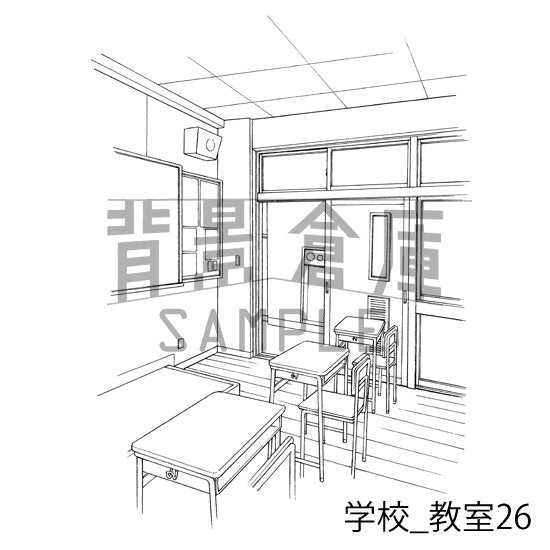 学校_セット21(教室)