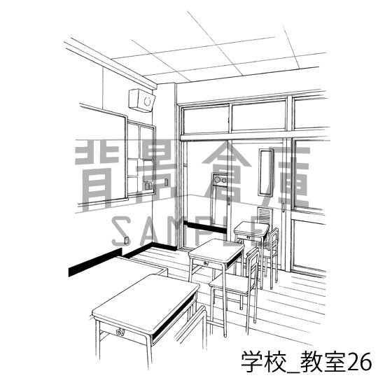 学校_セット21(教室)
