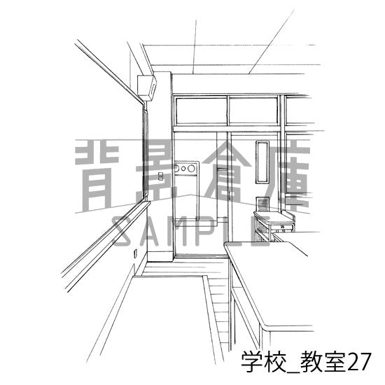 学校_セット21(教室)